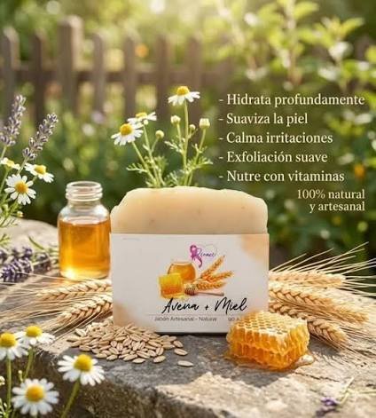 Jabón de Avena y Miel Aura